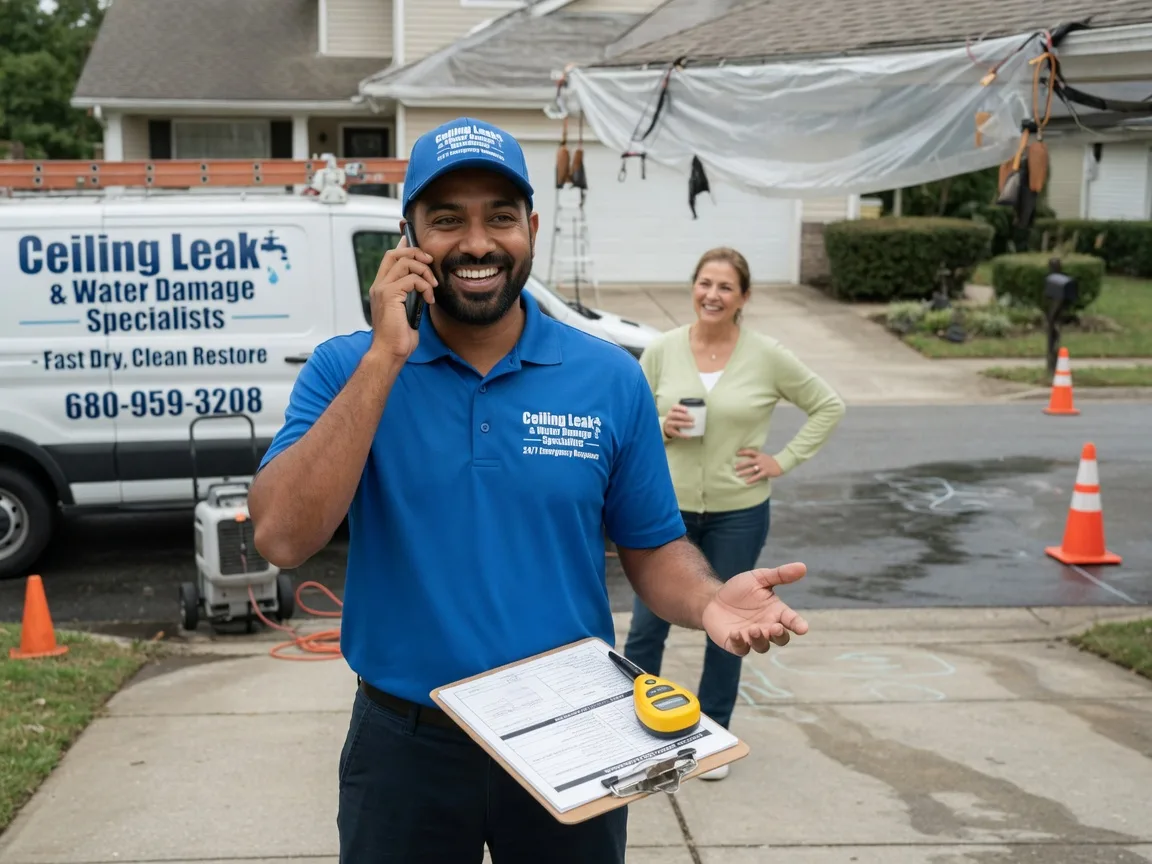 Ceiling Leak Cleanup Kents Hill, ME FAQs